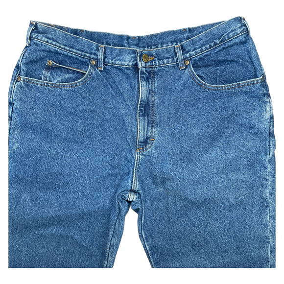 L.L. Bean Vintage Plaid-lined Jeans 42 - Picture 5 of 9